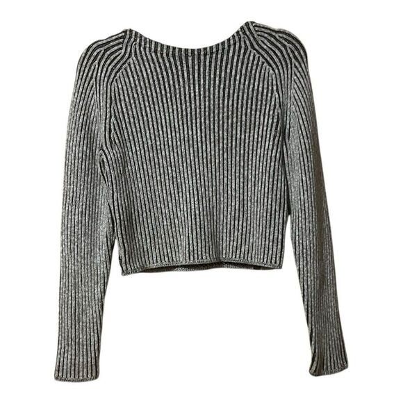 Lululemon Womens Size 0 Gray Multicolor Knit Cropped Sweater - Picture 4 of 5